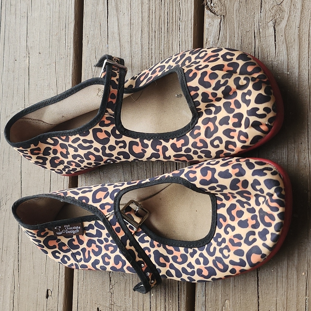 Cheetah Print Mary Janes